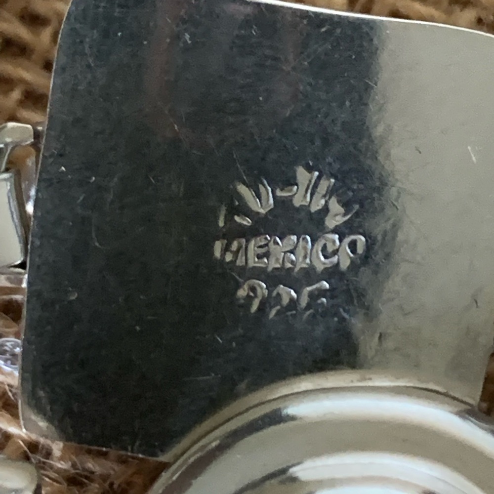 VINTAGE 925 MEXICO STERLING SILVER BRACELET - Picture 8 of 8